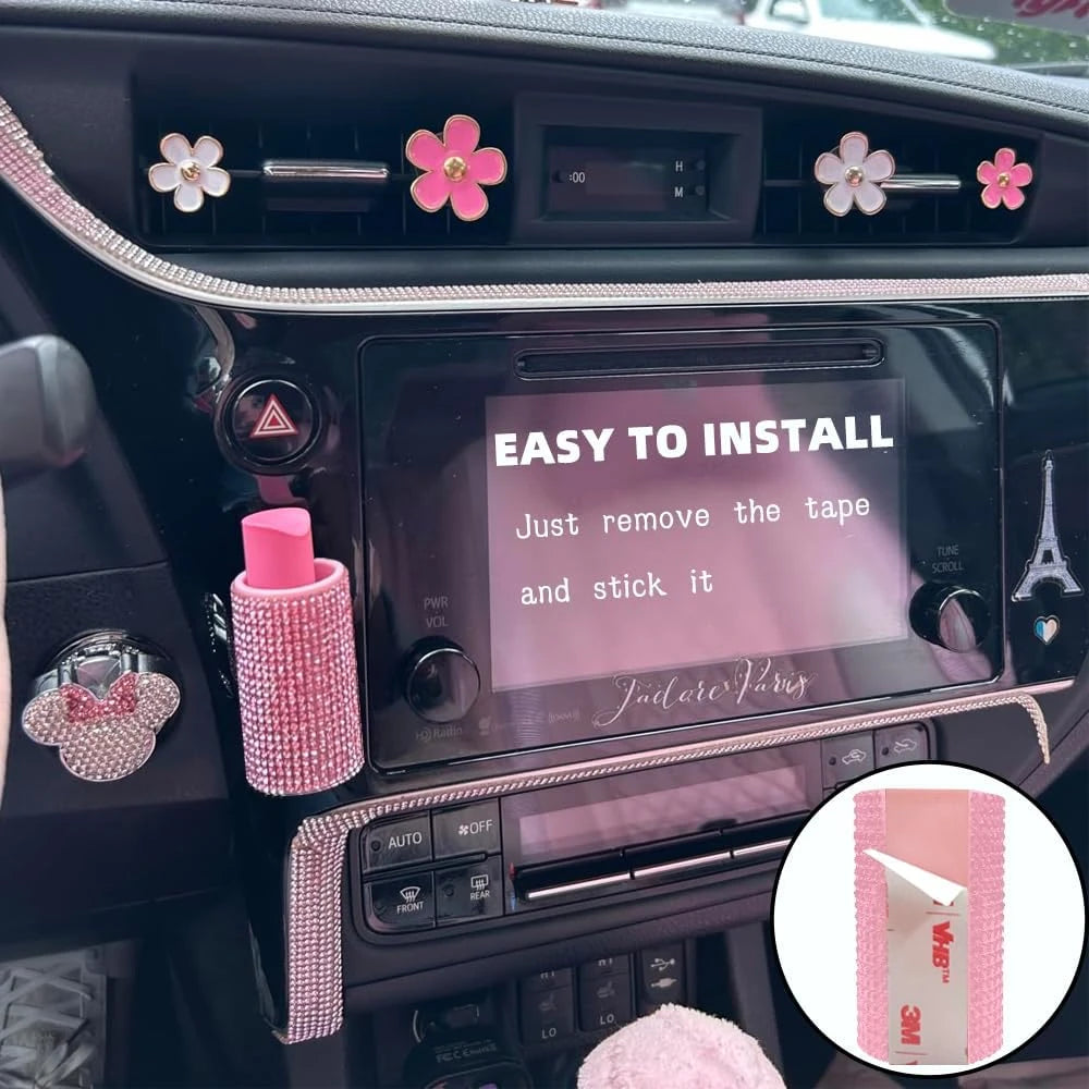 Bling Car Chapstick Holder