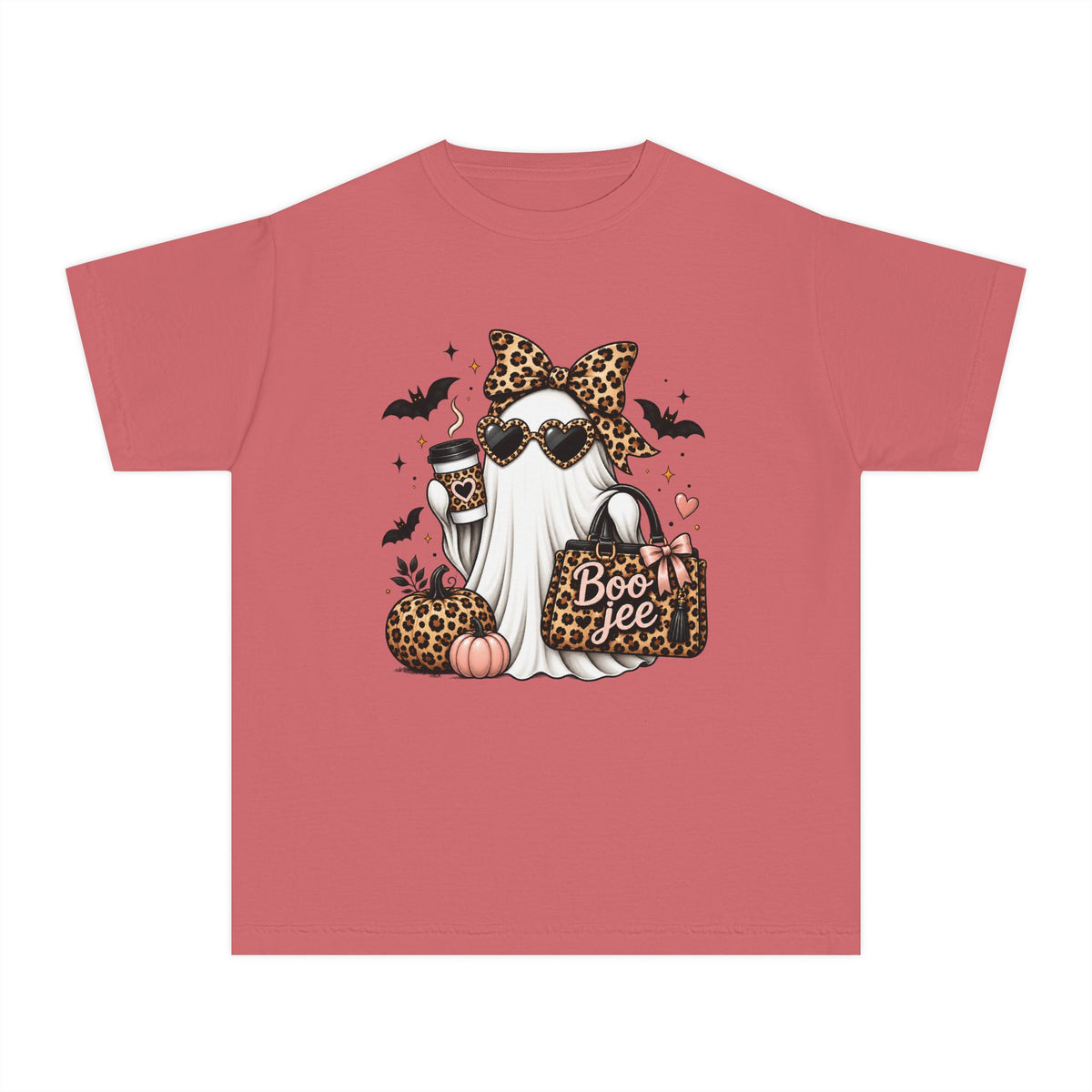 Leopard Boo Crewneck Tee