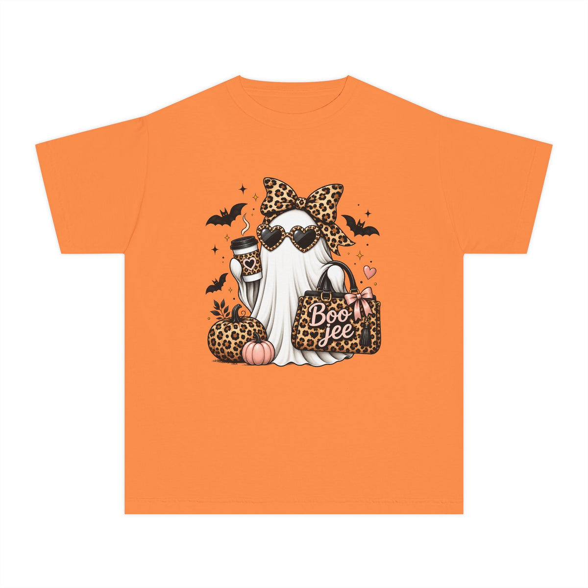 Leopard Boo Crewneck Tee
