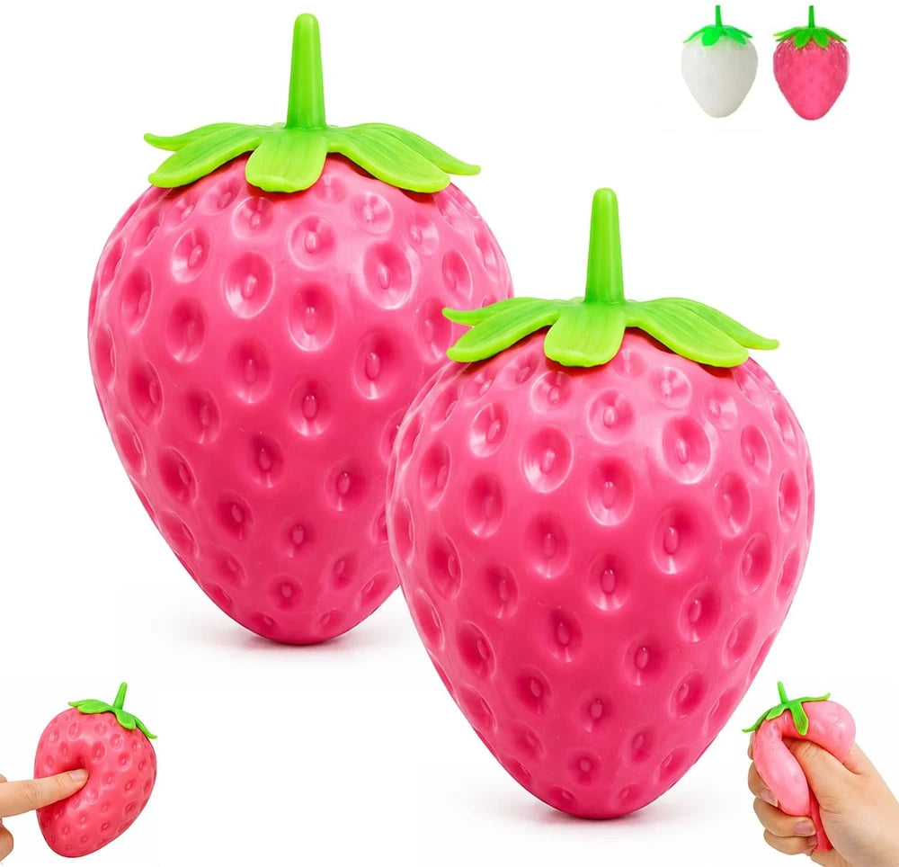 Color Changing Strawberry Squishy Toy