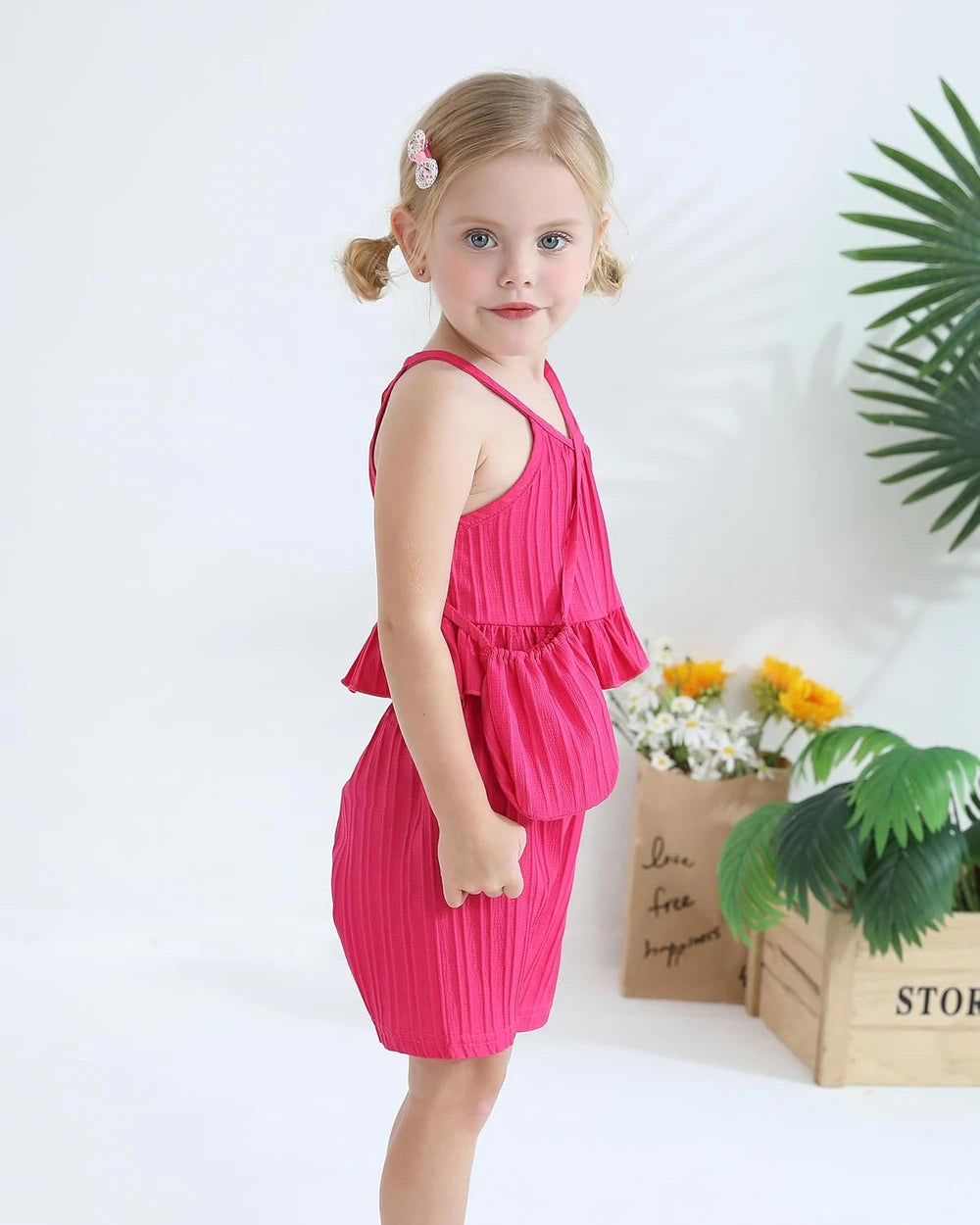 Toddler Girl Summer Ruffle Outfit