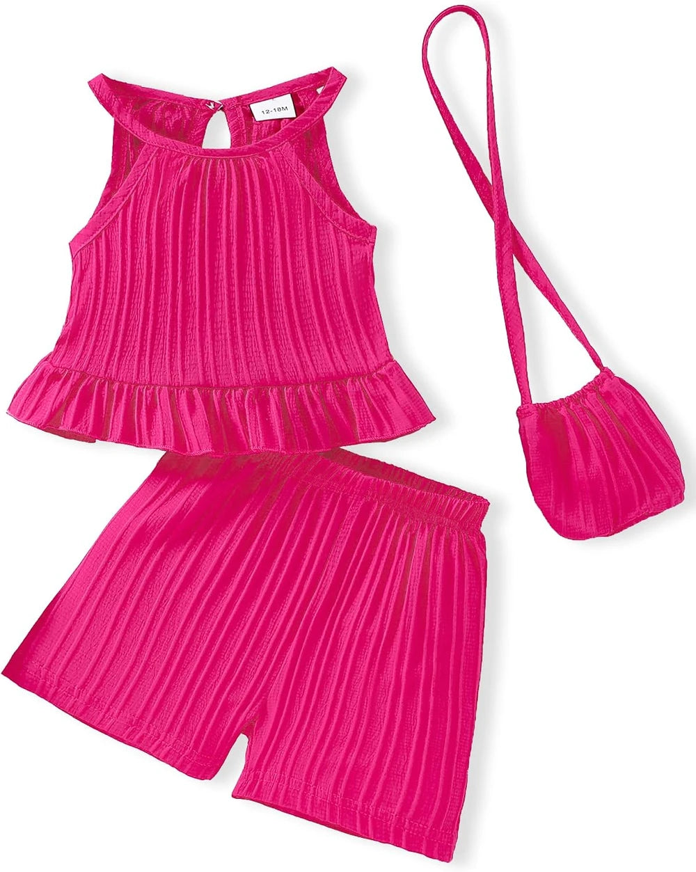 Toddler Girl Summer Ruffle Outfit