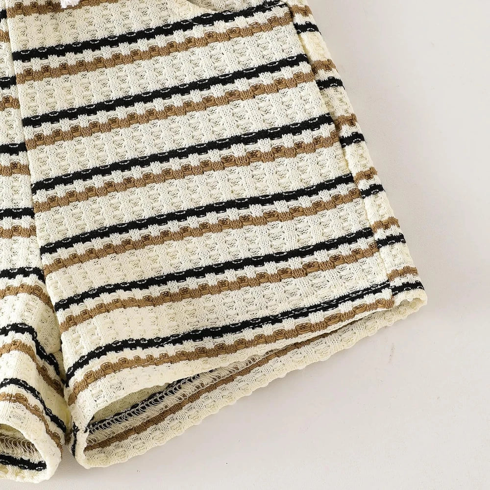 Striped Toddler Boy Outfit Set