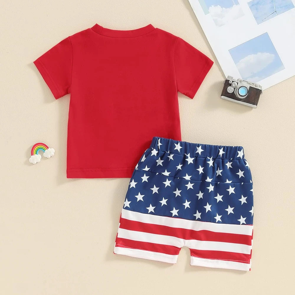 Toddler Boy Summer Shorts Set