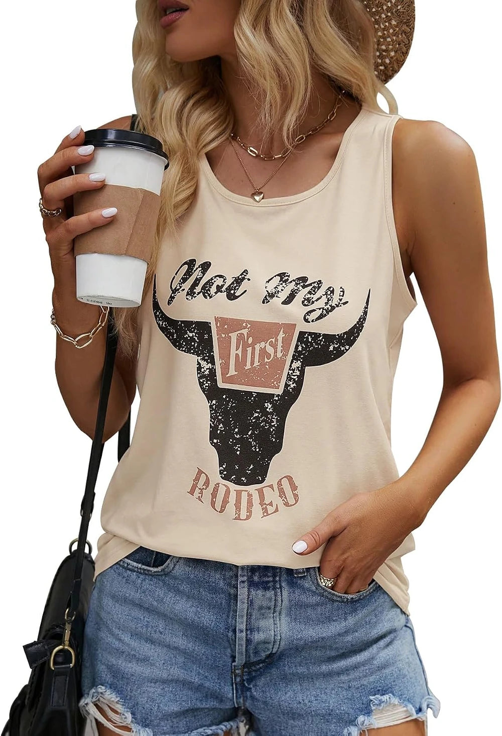 Graphic Country Concert Tank Top