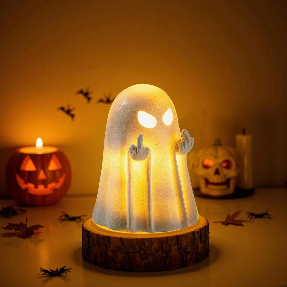 Spooky Halloween Ghost Figurine