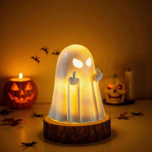 Spooky Halloween Ghost Figurine