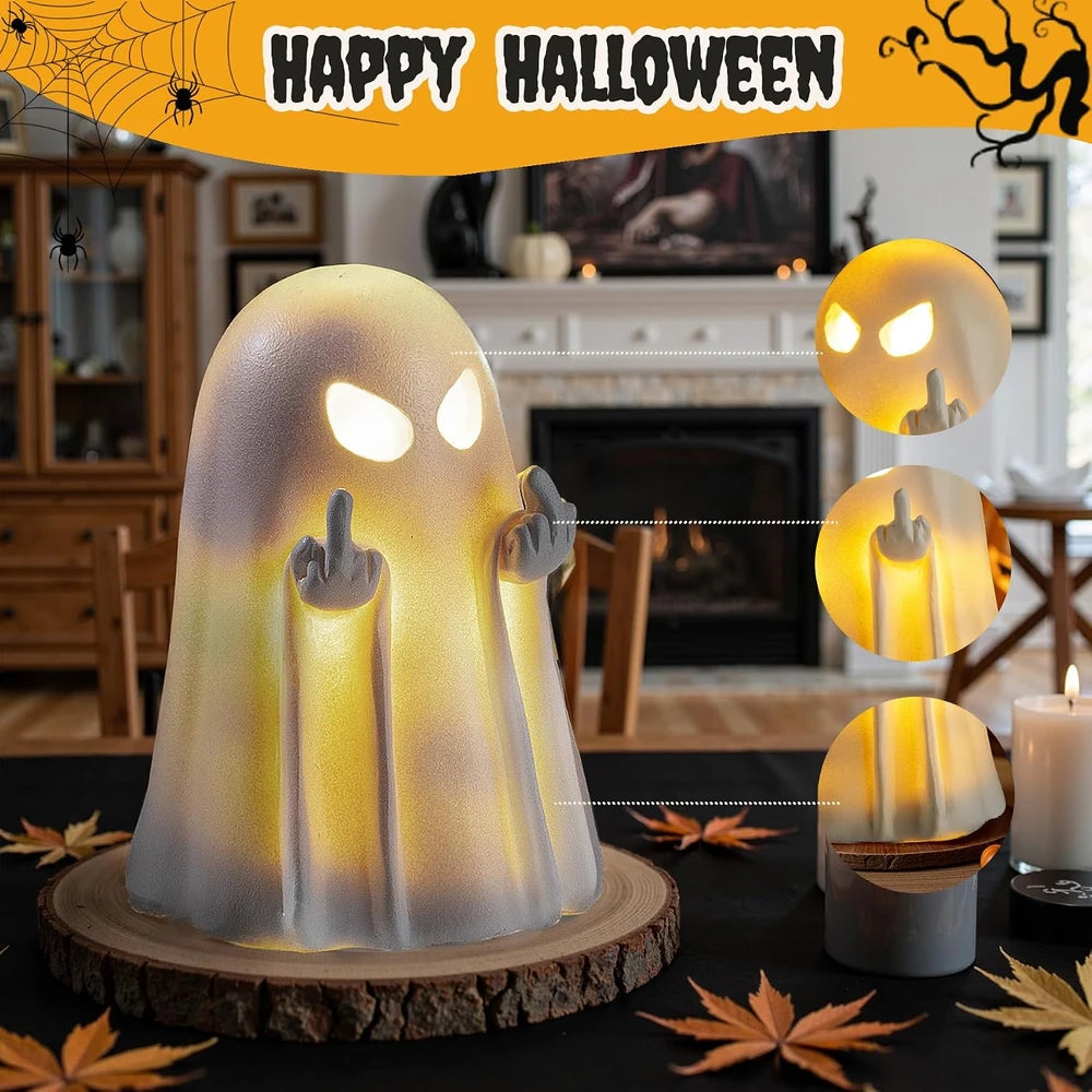 Spooky Halloween Ghost Figurine