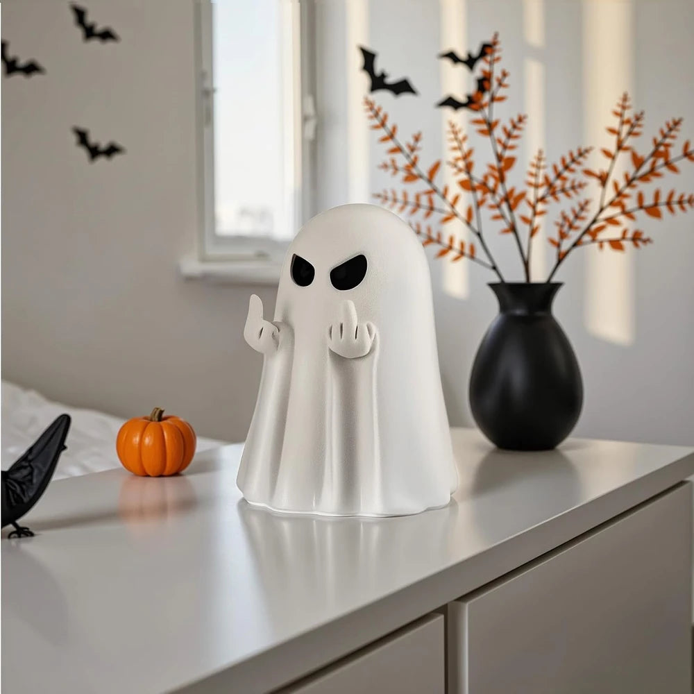 Spooky Halloween Ghost Figurine