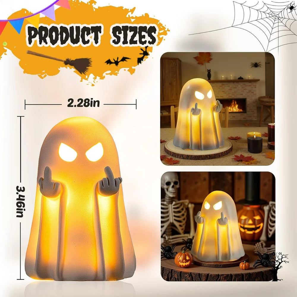 Spooky Halloween Ghost Figurine