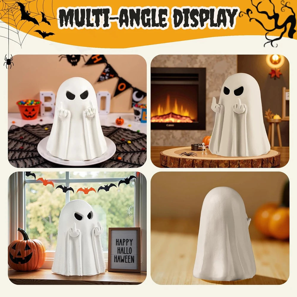 Spooky Halloween Ghost Figurine