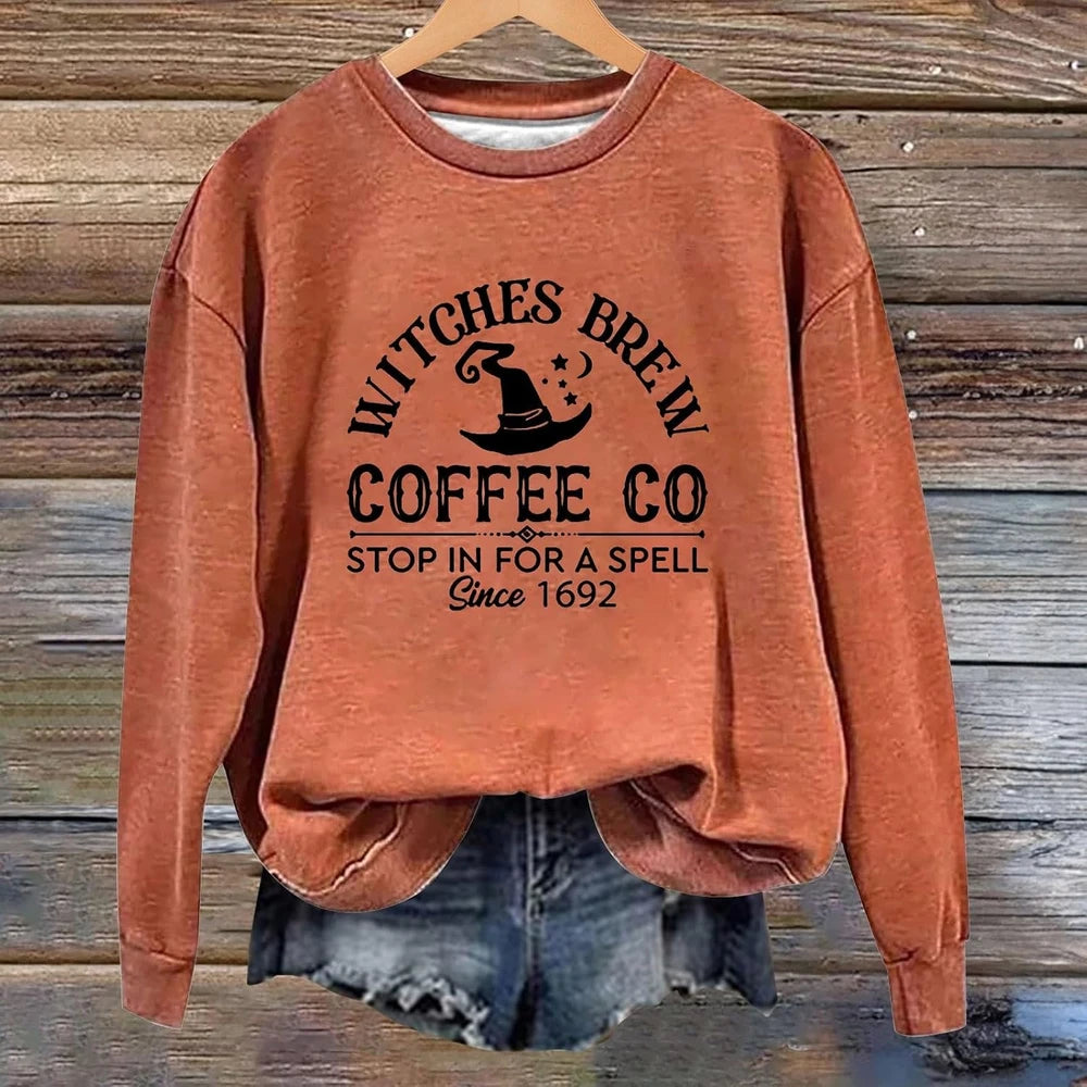 Witch Brew Coffee Halloween Sweatshirt