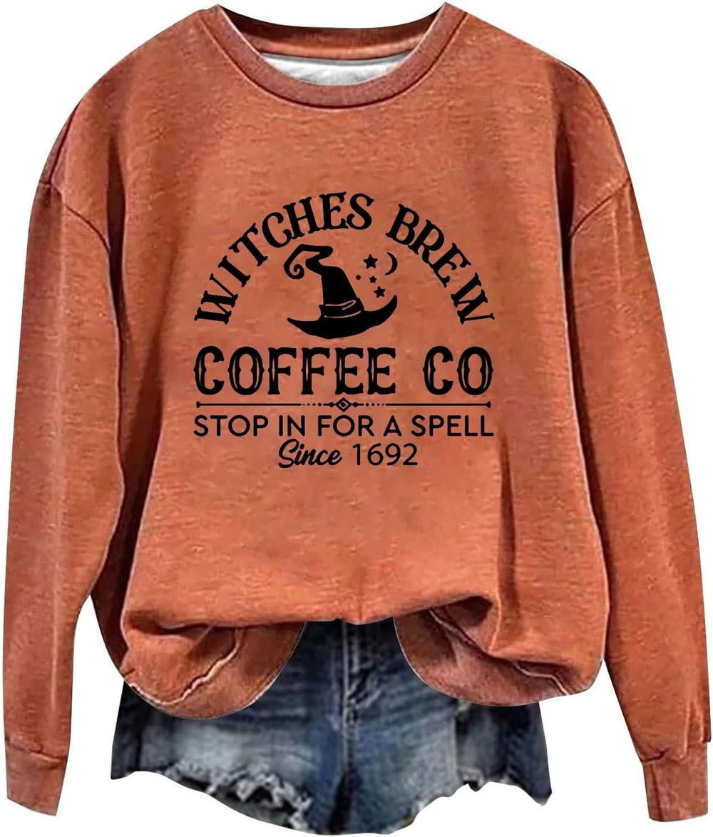 Witch Brew Coffee Halloween Sweatshirt