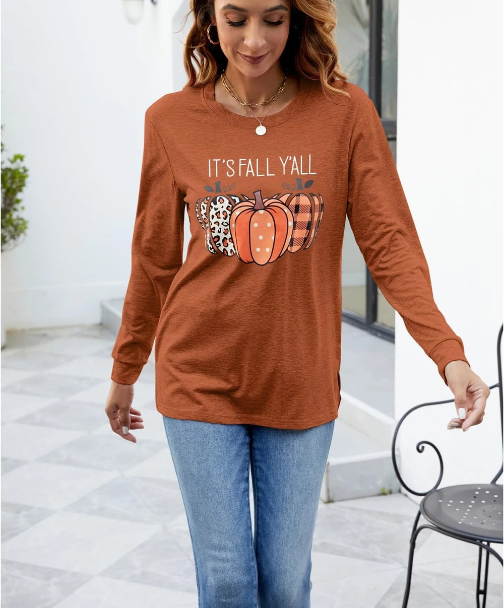Pumpkin Graphic Crewneck Sweatshirt