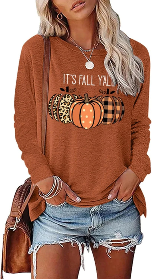 Pumpkin Graphic Crewneck Sweatshirt