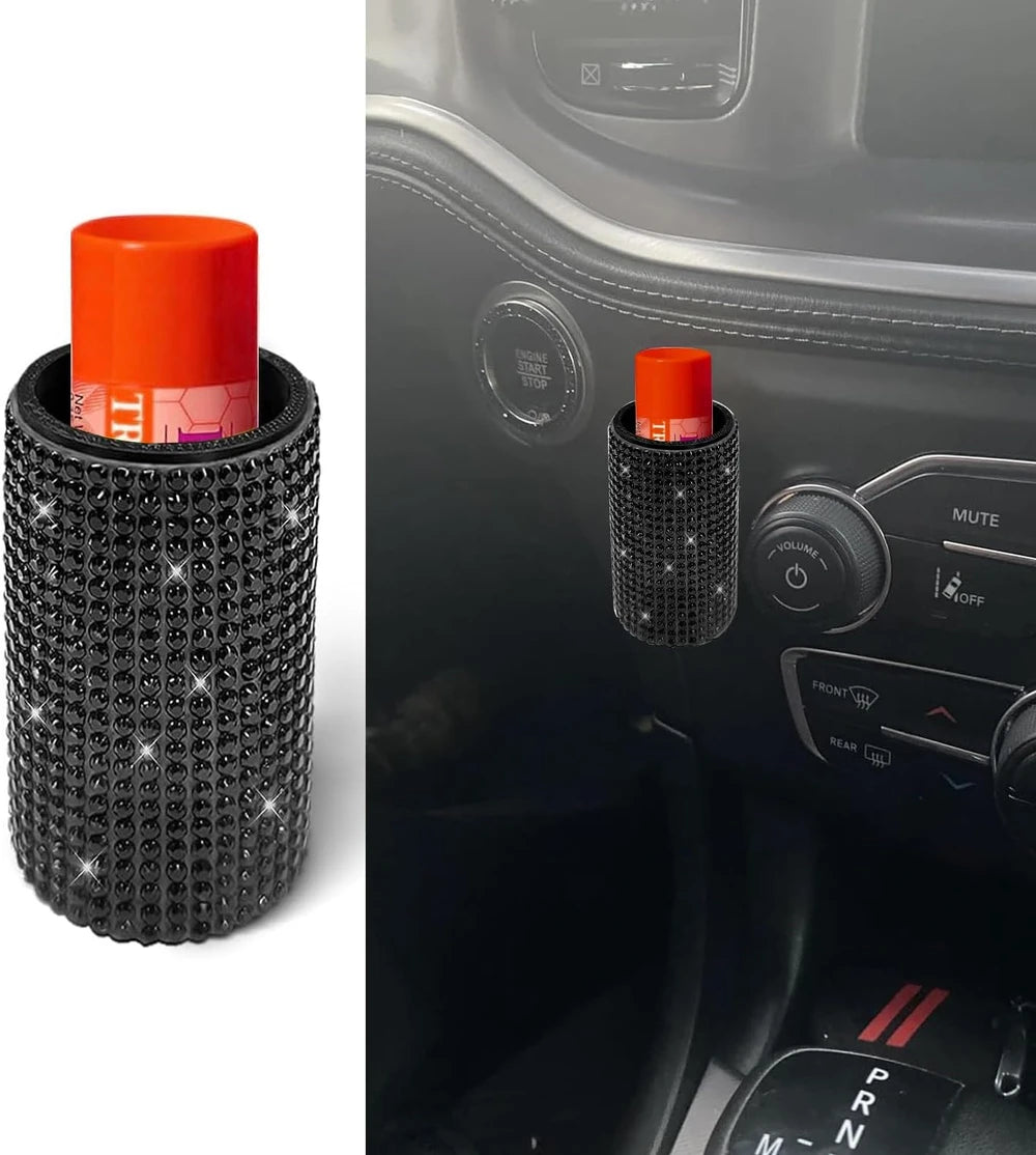 Bling Car Chapstick Holder