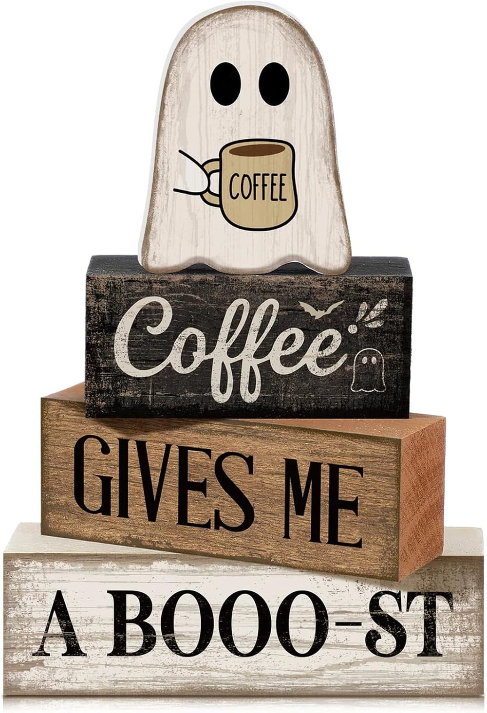 Wooden Ghost Coffee Blocks
