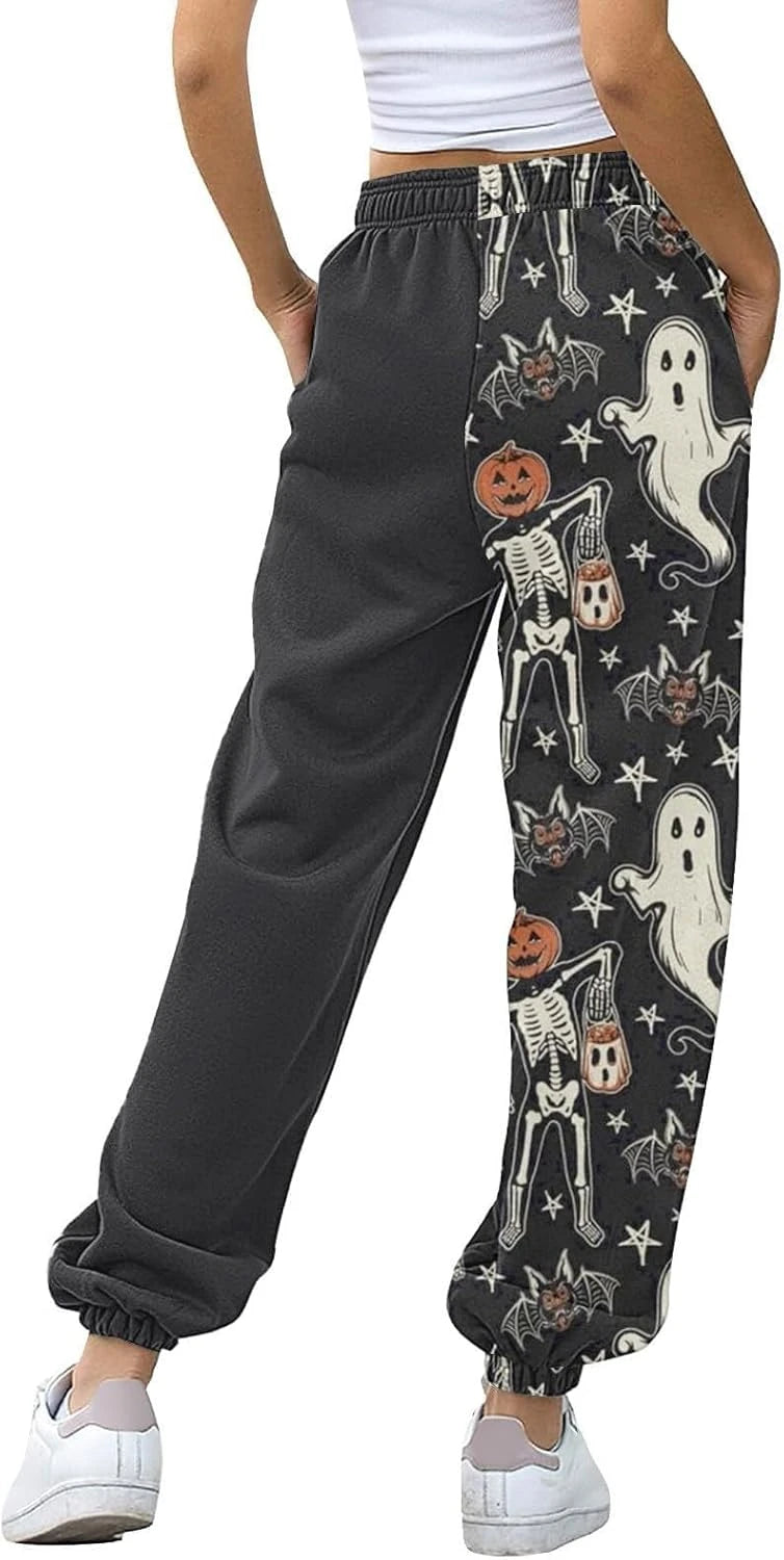 Womens Halloween Printed Lounge Pants