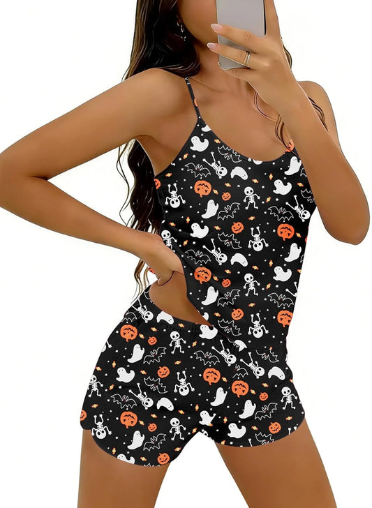Ekouaer Cami Short Pajama Set
