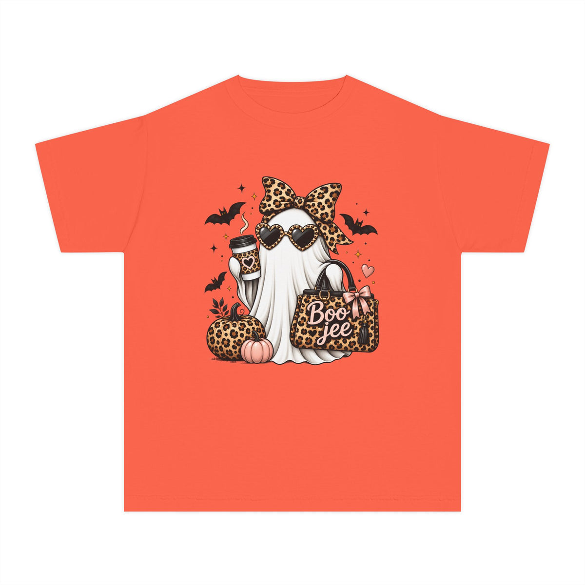 Leopard Boo Crewneck Tee