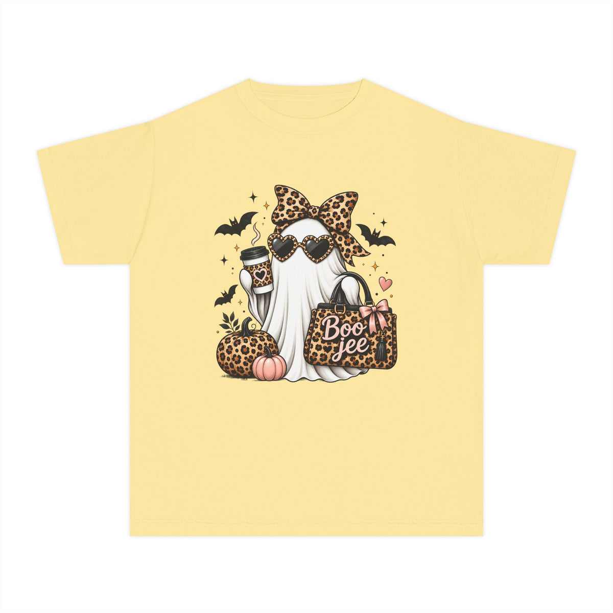 Leopard Boo Crewneck Tee